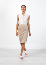 Load image into Gallery viewer, Floridia Leather Skirt