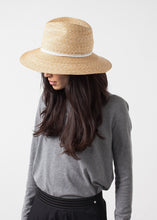 Load image into Gallery viewer, Wrapped Up Hat in Straw/White